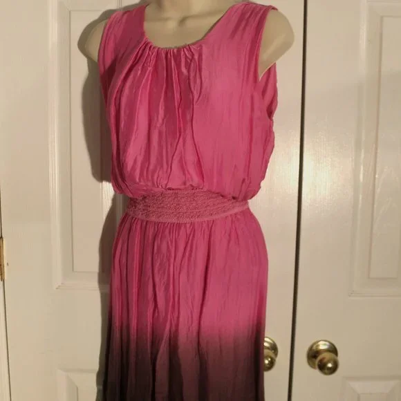 dip dye bridesmaid dress Allegra Satin Tie Shoulder Bridesmaid Dress
